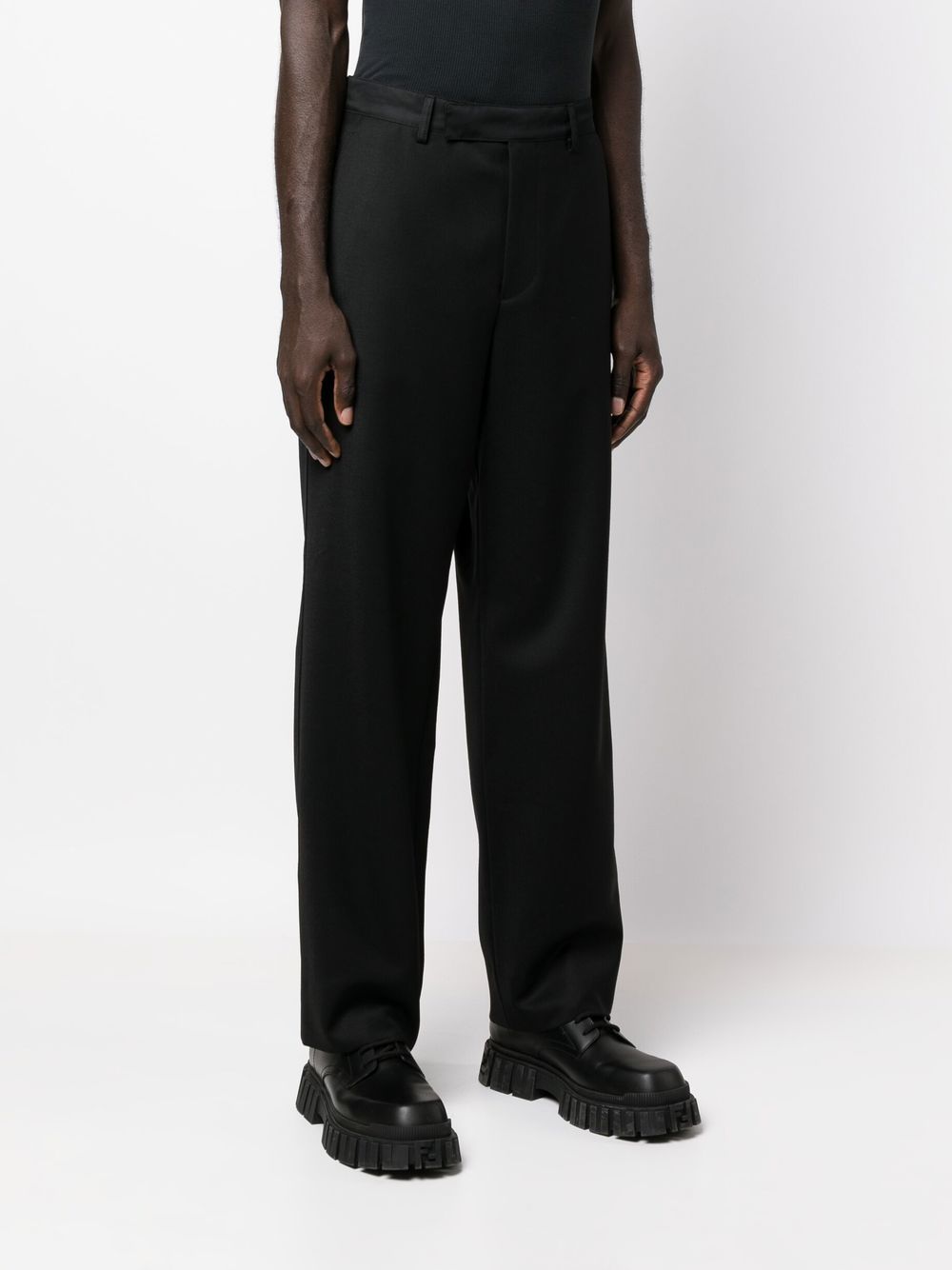 Cheap Marni straight-leg virgin-wool trousers Men