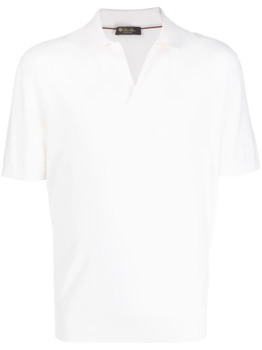 

Loro Piana playera tipo polo de seda - Neutro