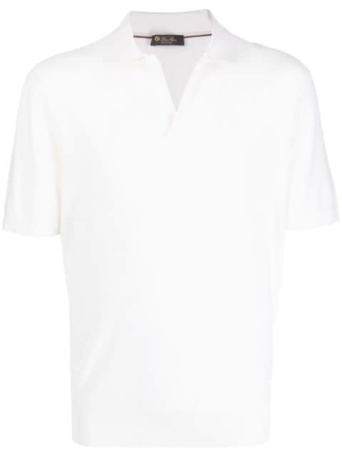 Loro Piana cotton-silk polo shirt