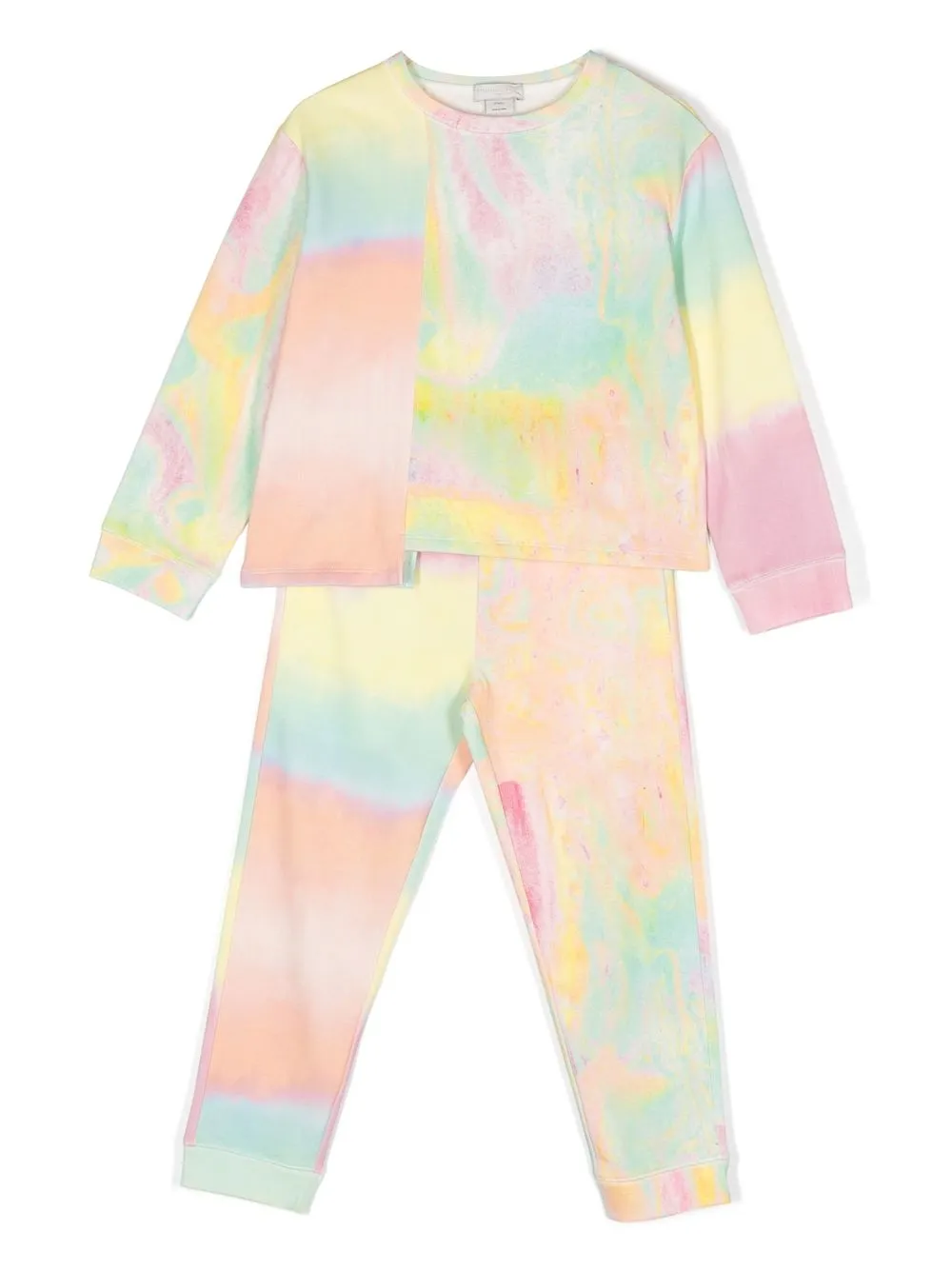 

Stella McCartney Kids tie dye-print tracksuit set - Pink