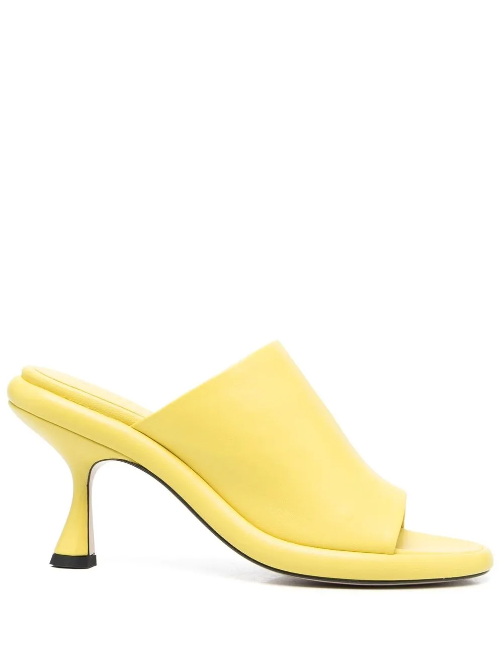 

Wandler mules con puntera abierta de 85mm - Amarillo