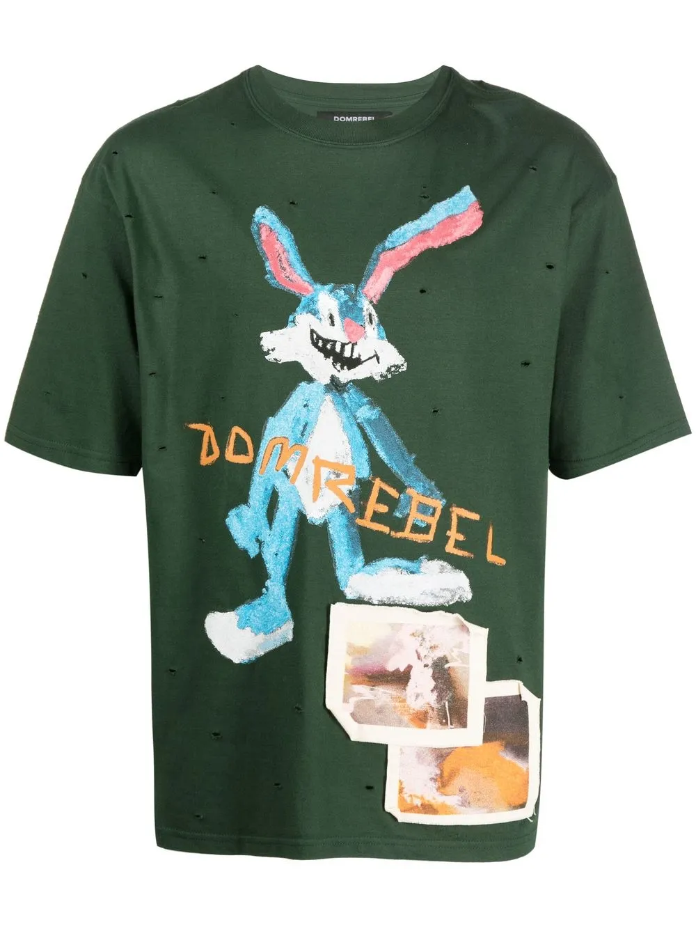 

DOMREBEL Rufus graphic-print T-shirt - Green