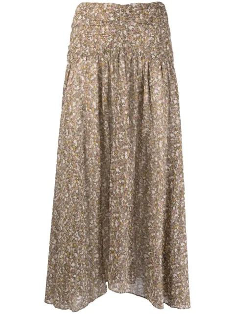 MARANT ÉTOILE graphic-print skirt