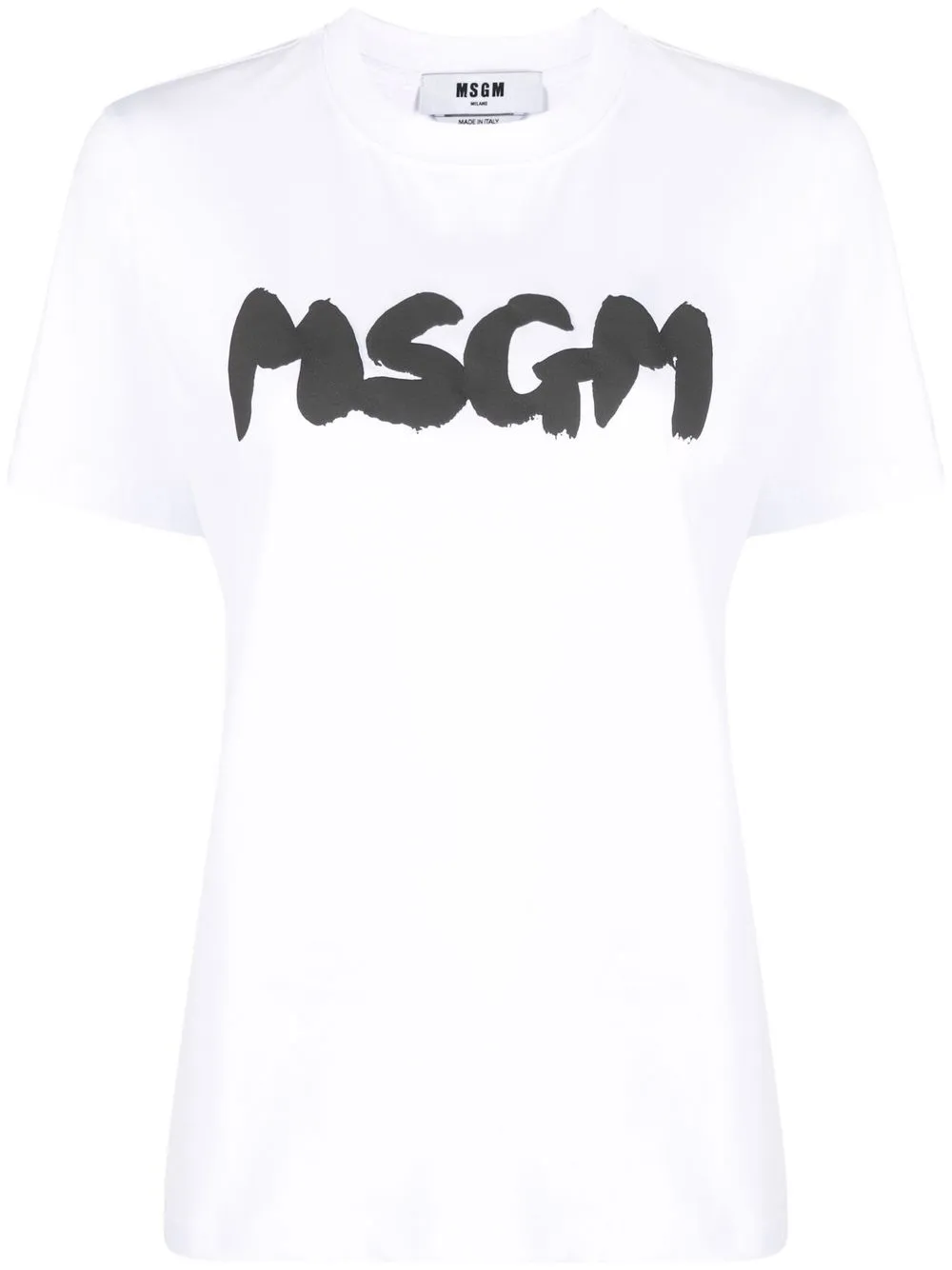 

MSGM playera con logo estampado - Blanco