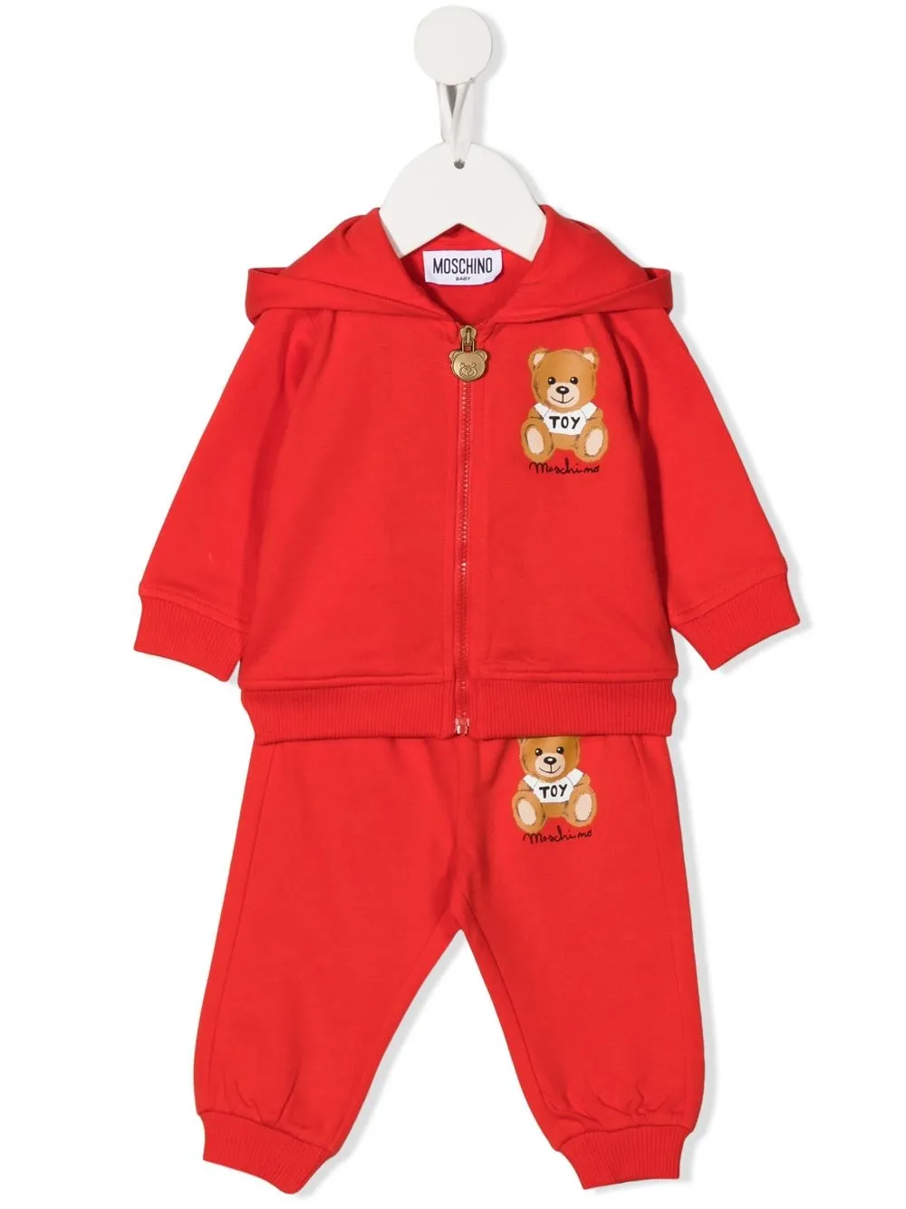 

Moschino Kids traje de baño con motivo Teddy Bear - Rojo