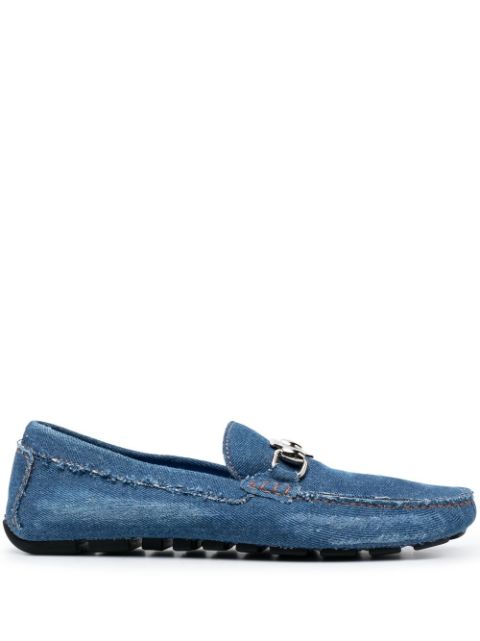 Philipp Plein denim slip-on moccasin Men