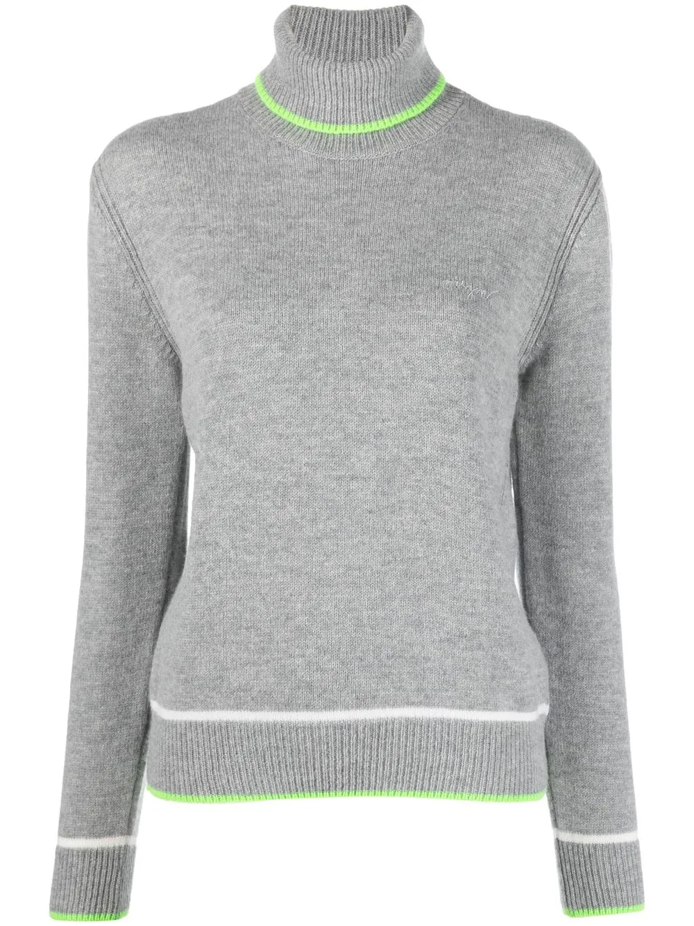 

MSGM roll neck knitted jumper - Grey