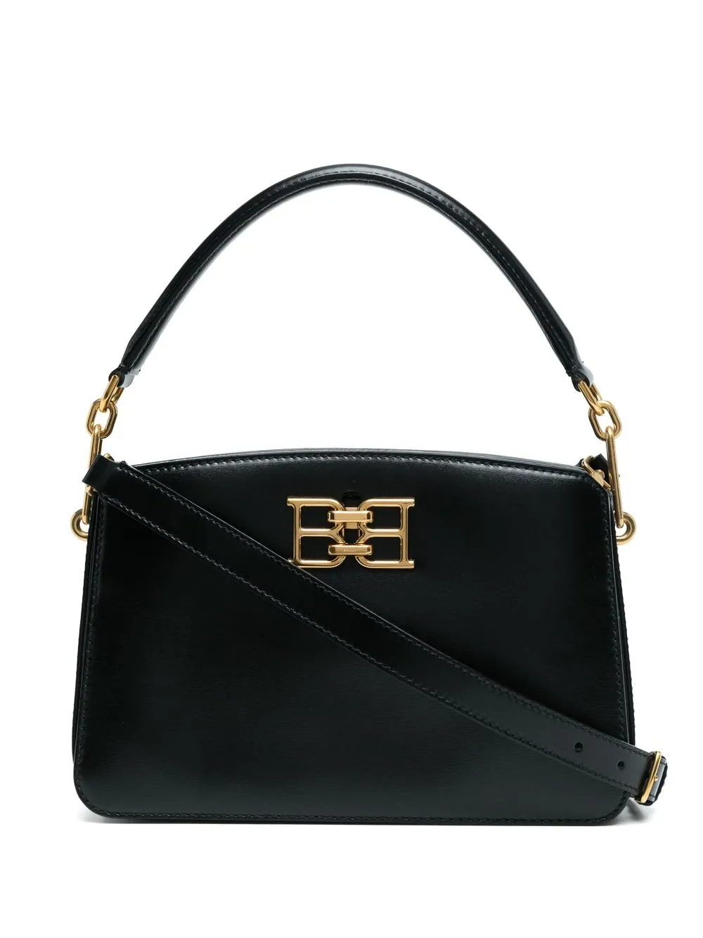 

Bally bolsa de hombro Bernine con placa del logo - Negro