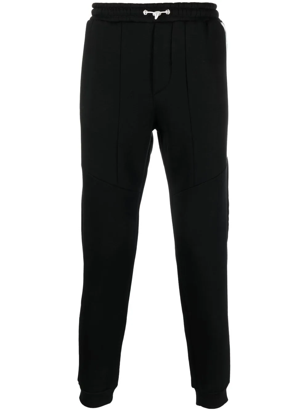 

PMD striped tapered-leg trousers - Black