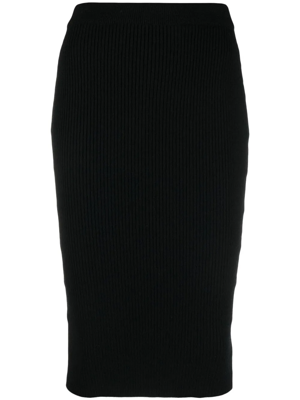 

TOM FORD ribbed-knit midi skirt - Black