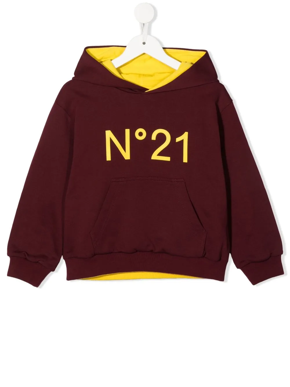 

Nº21 Kids hoodie con logo estampado - Rojo