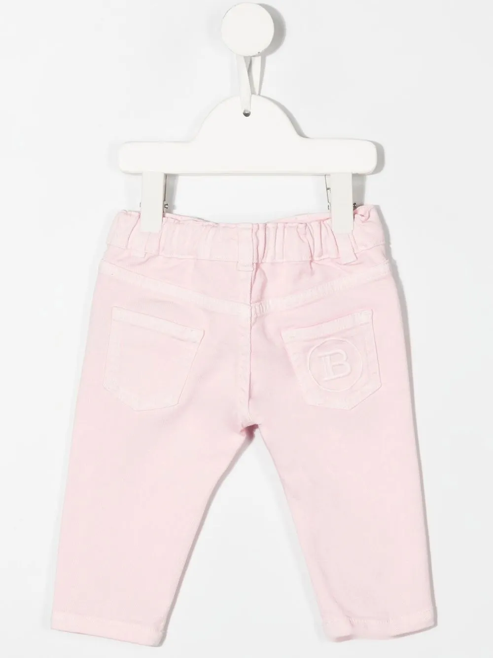 Balmain Kids Jeans met geborduurd logo - Roze
