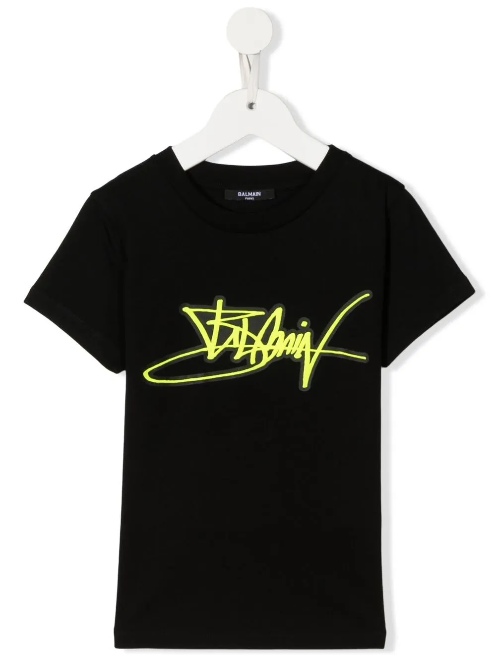 

Balmain Kids graffiti-print logo T-shirt - Black