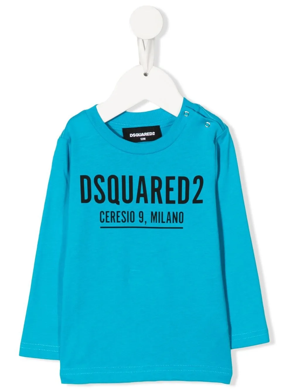 

Dsquared2 Kids logo-print cotton T-Shirt - Blue