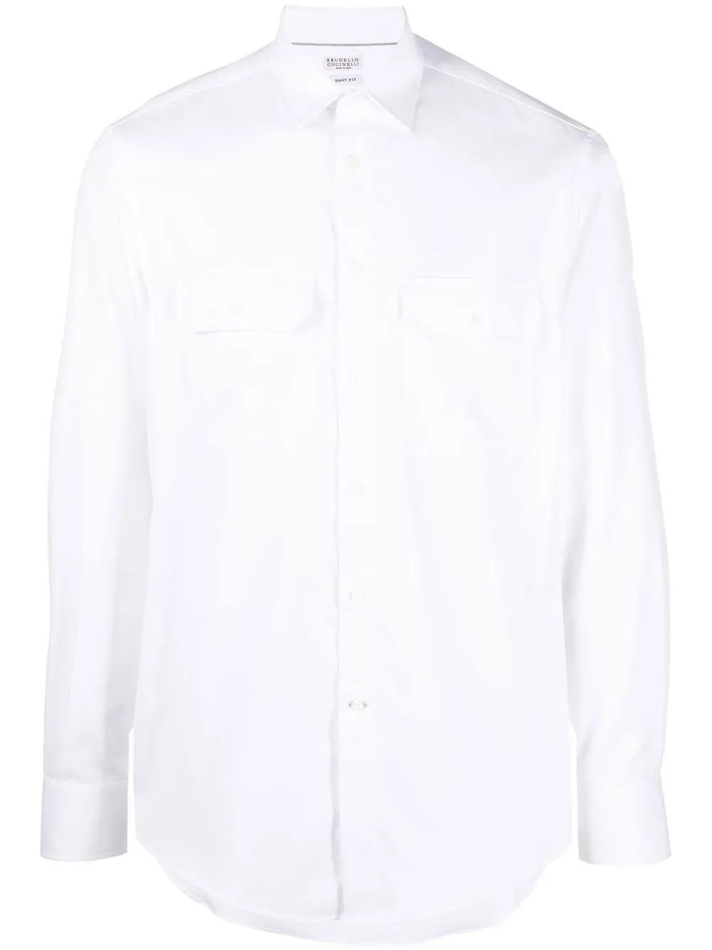 

Brunello Cucinelli camisa con dos bolsillos - Blanco