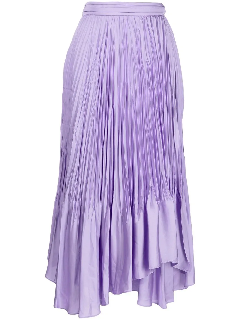 

Jonathan Simkhai Mckenna pleated midi skirt - Purple