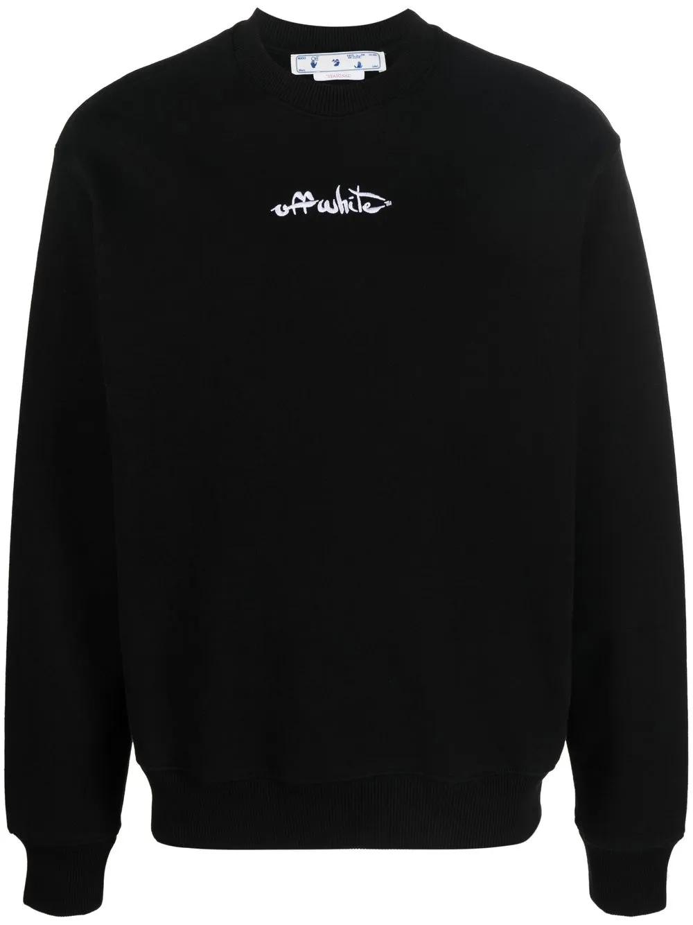 

Off-White sudadera con logo estampado - Negro