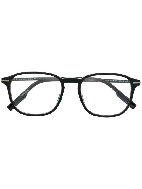 Zegna round-frame glasses