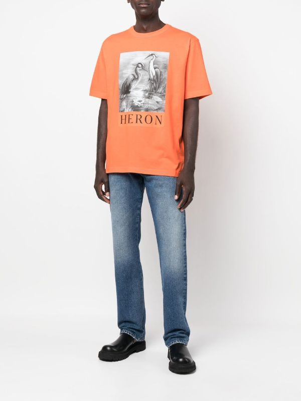 Heron Preston logo-print short-sleeved T-shirt - Farfetch