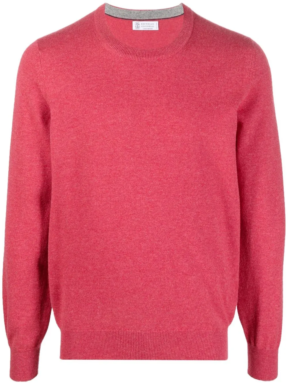 

Brunello Cucinelli round-neck knit jumper - Red