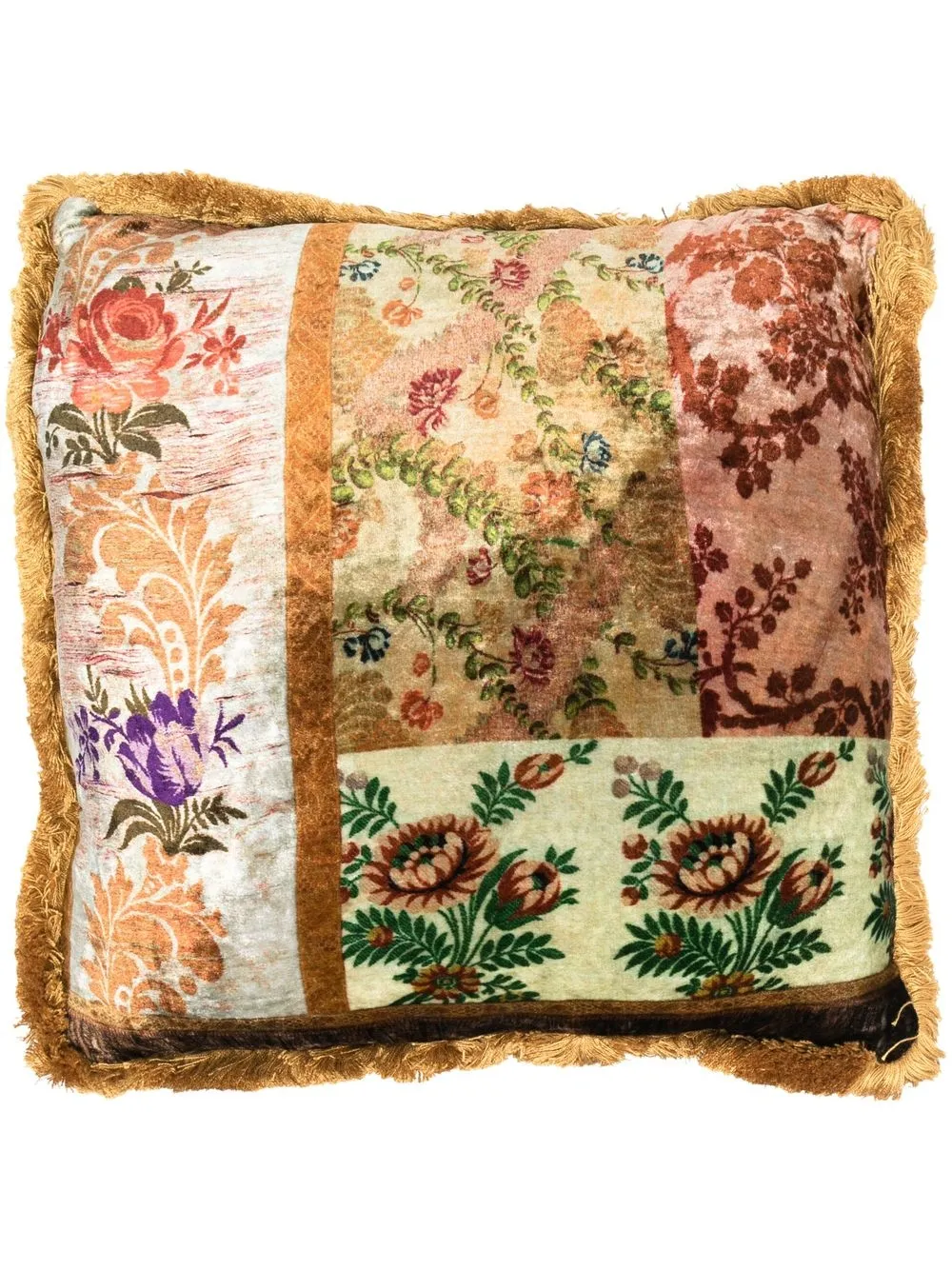 

Pierre-Louis Mascia Kanpur floral-print cushion - Neutrals
