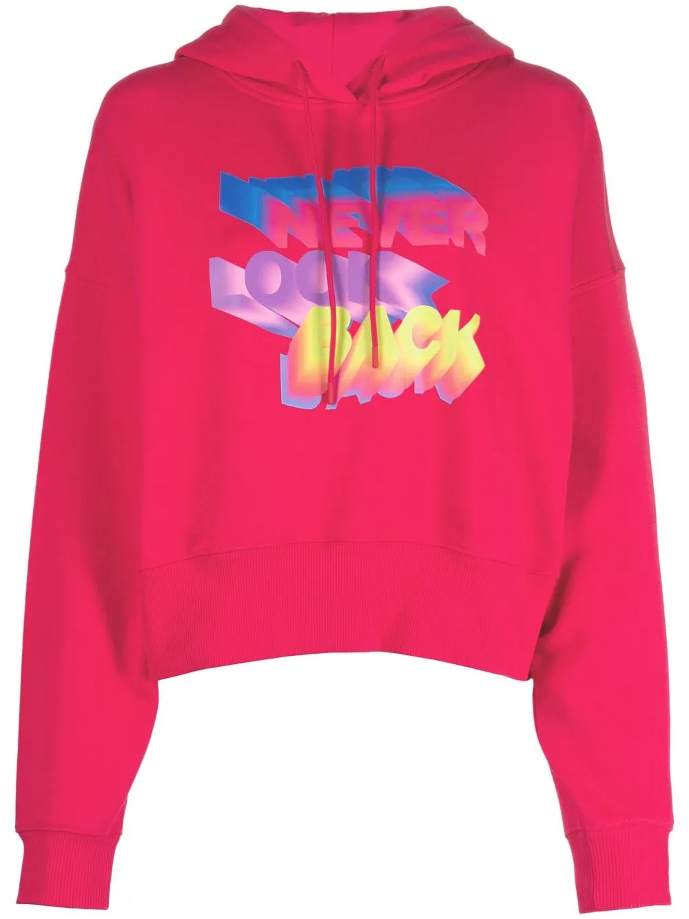 

MSGM hoodie con eslogan estampado - Rosado