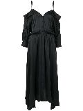 Simkhai Kiari cold-shoulder dress - Black