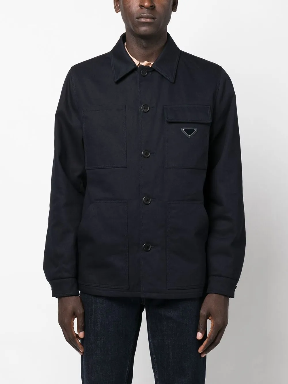 Prada Detachable Shearling collar Jacket Farfetch prada-detachable-shearling-collar-jacket-farfetch