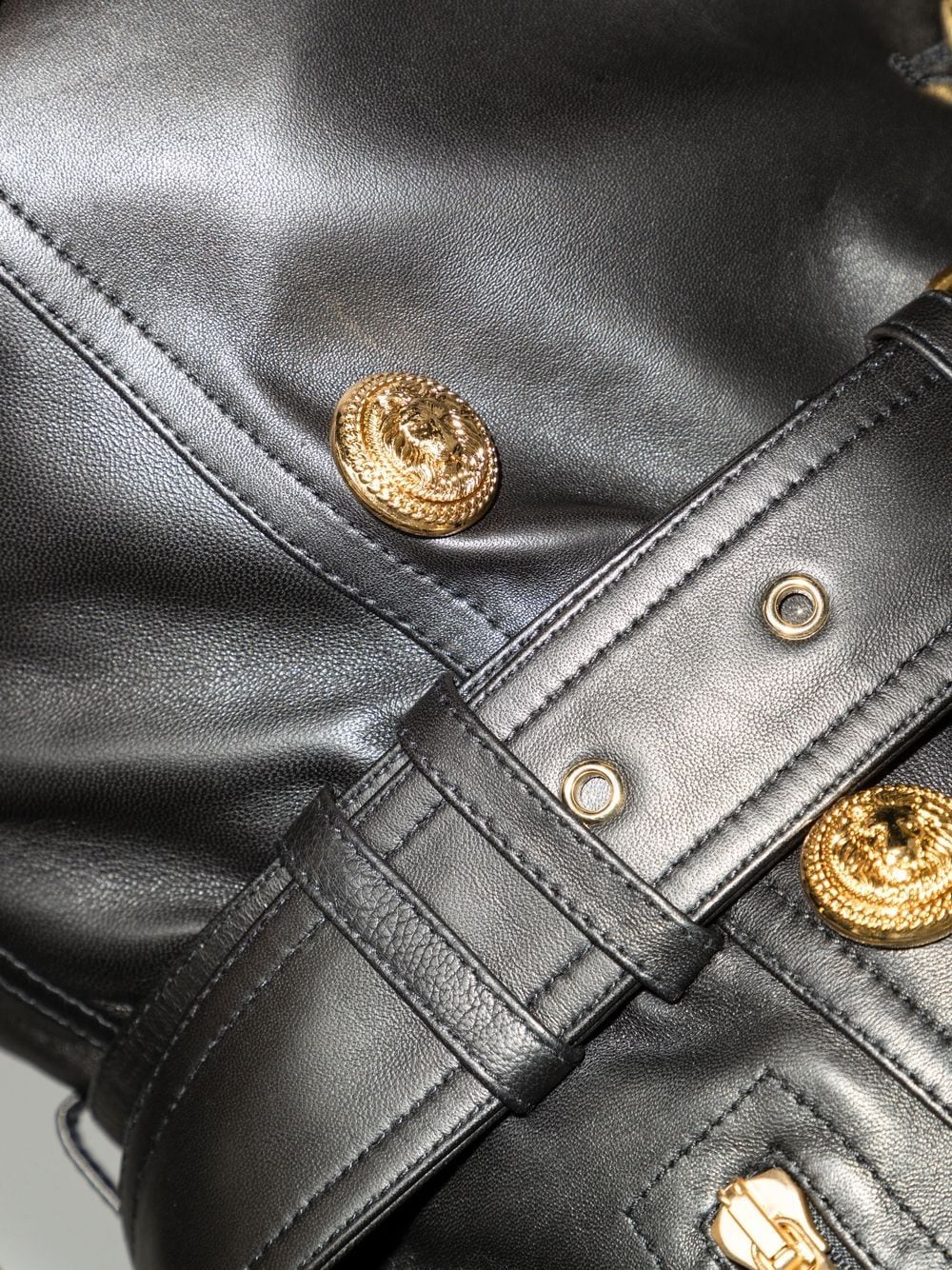 Louis Vuitton Men Sz 52 Lambskin leather Coat jacket double breasted Long  France