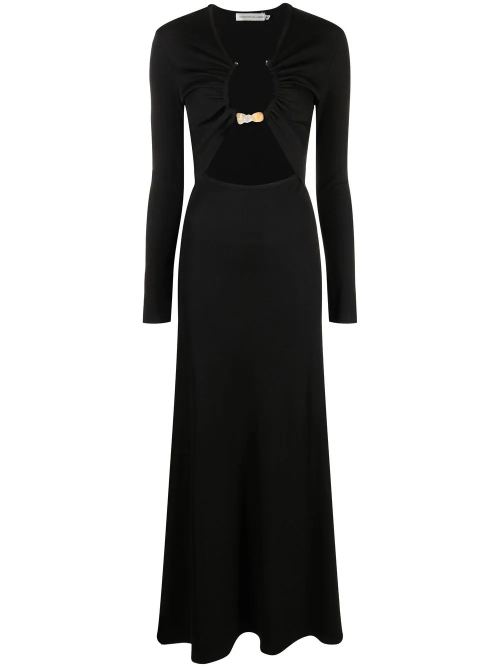 

Christopher Esber stone-embellished cut-out maxi dress - Black