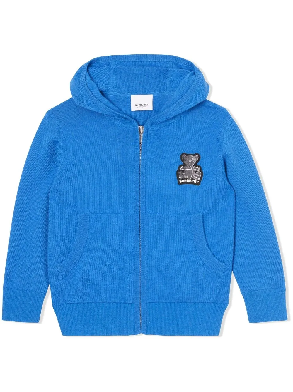 

Burberry Kids hoodie con aplique Thomas Bear - Azul