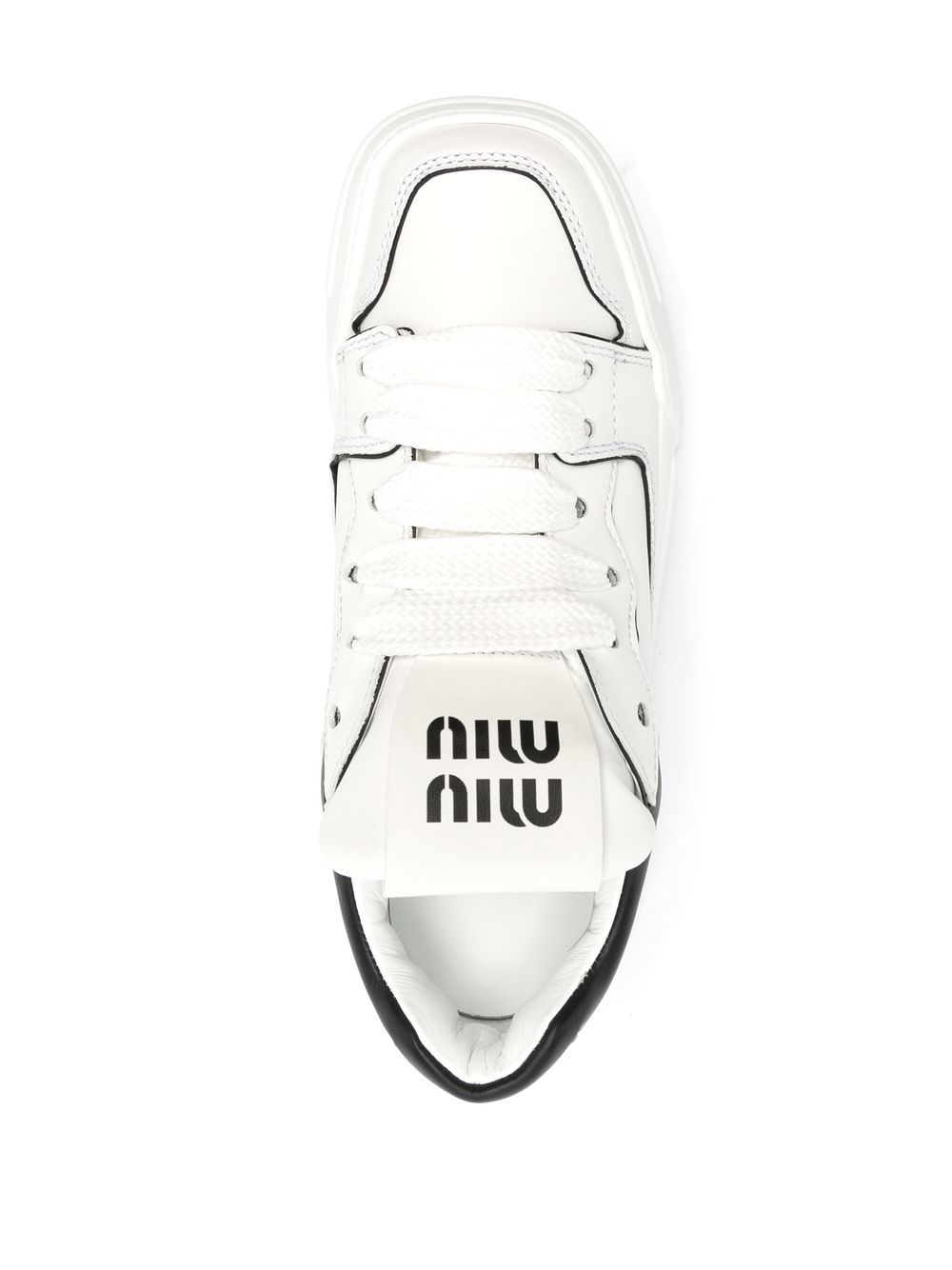 Miu Miu | Chunky low-top Sneakers | White | FARFETCH UK