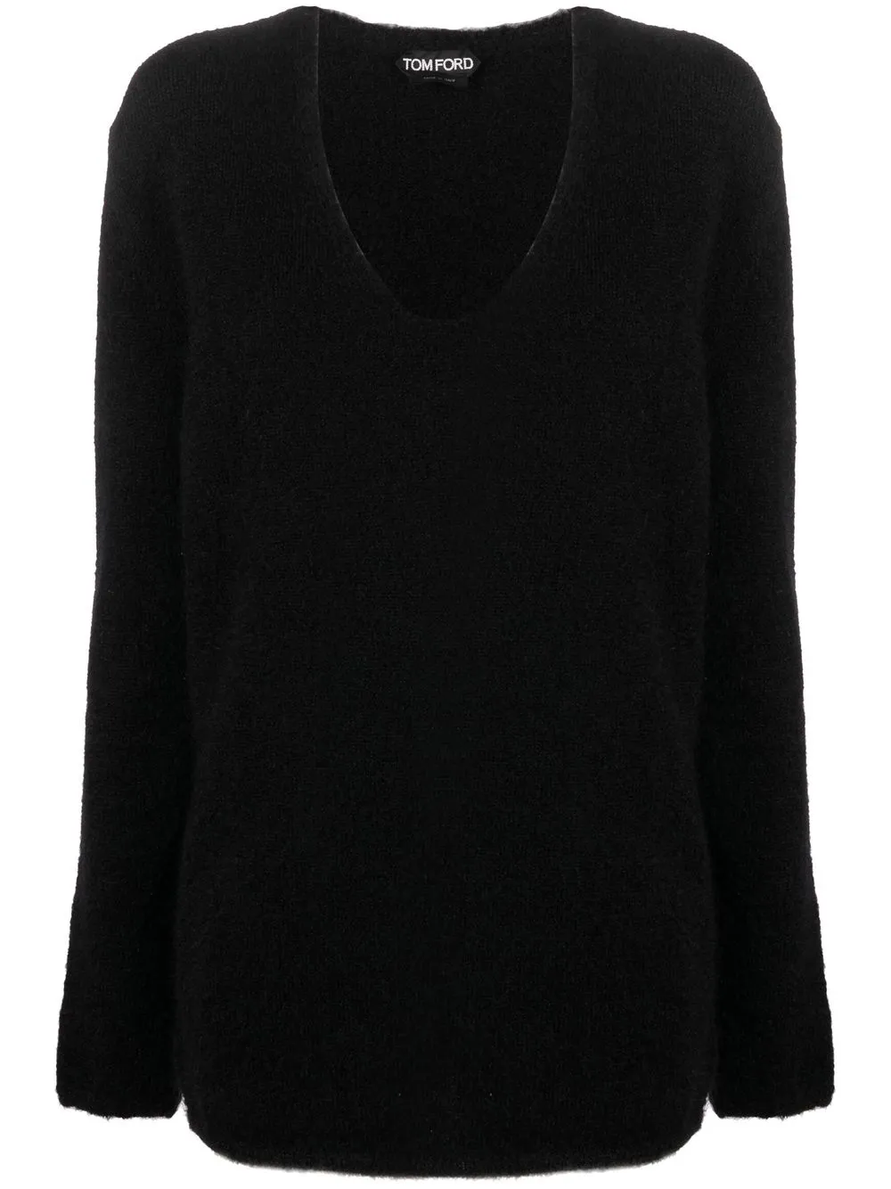 

TOM FORD V-neck knitted jumper - Black