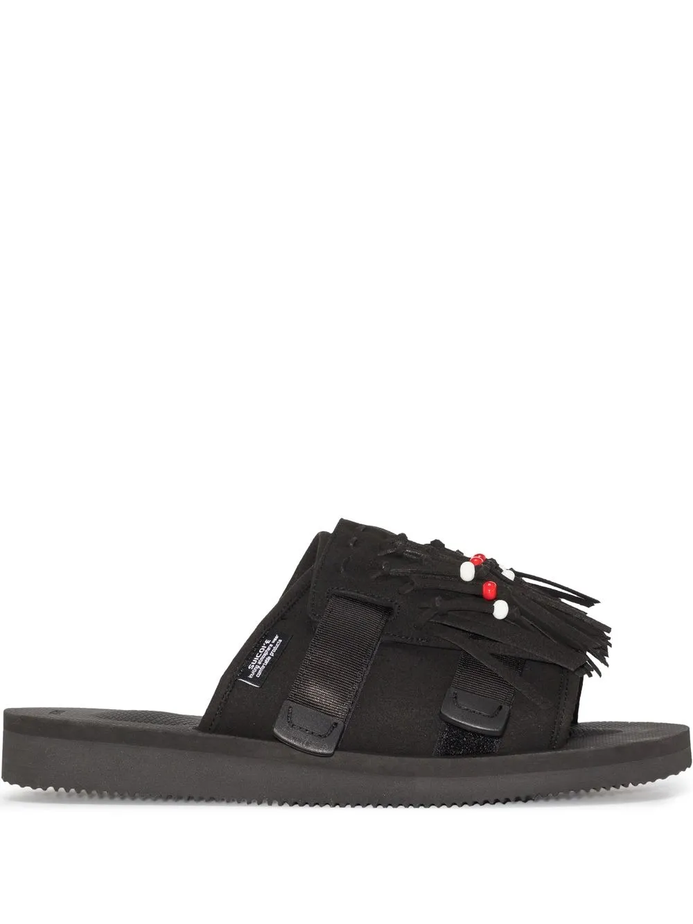 

Suicoke HOTO-Cab fringed sandals - Black