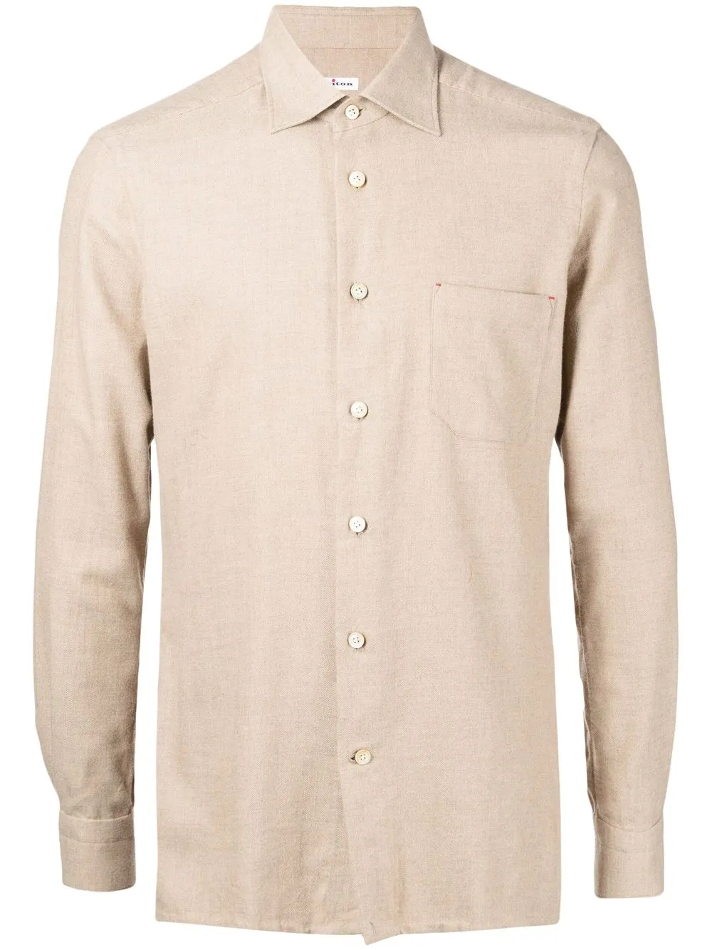 

Kiton classic button-up shirt - Neutrals