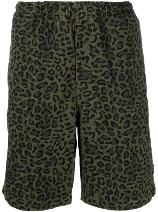 stussy cheetah shorts