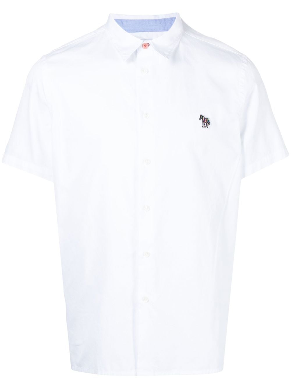 Ps By Paul Smith Logo Short-sleeve Shirt In White