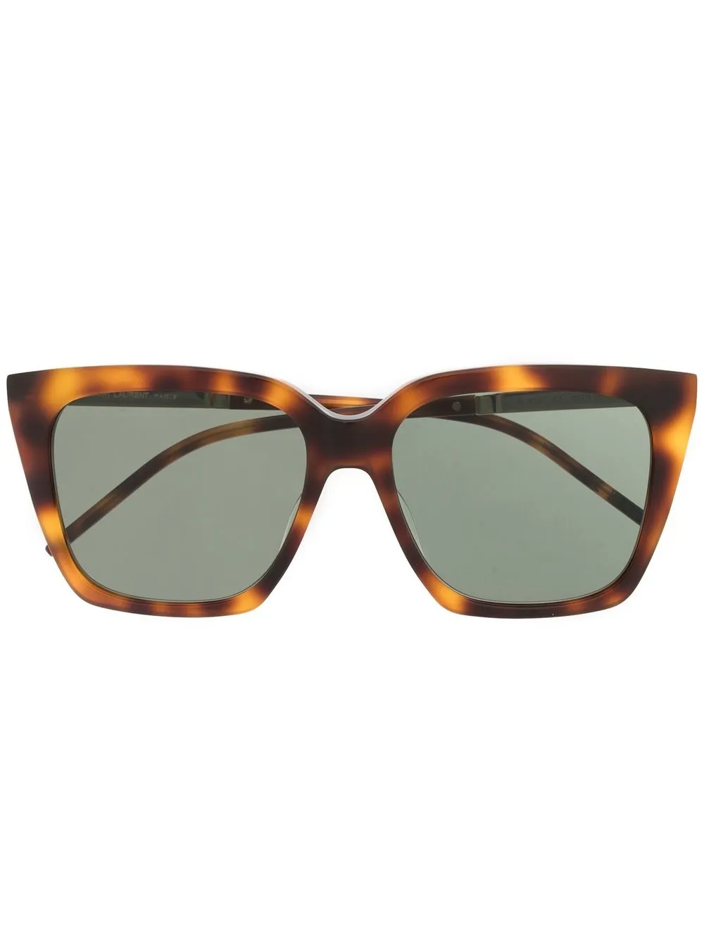 

Saint Laurent Eyewear SLM100 cat-eye tortoiseshell sunglasses - Brown