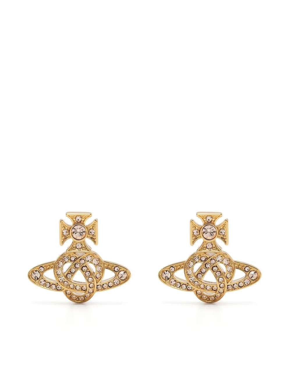 

Vivienne Westwood aretes Loudilla - Dorado