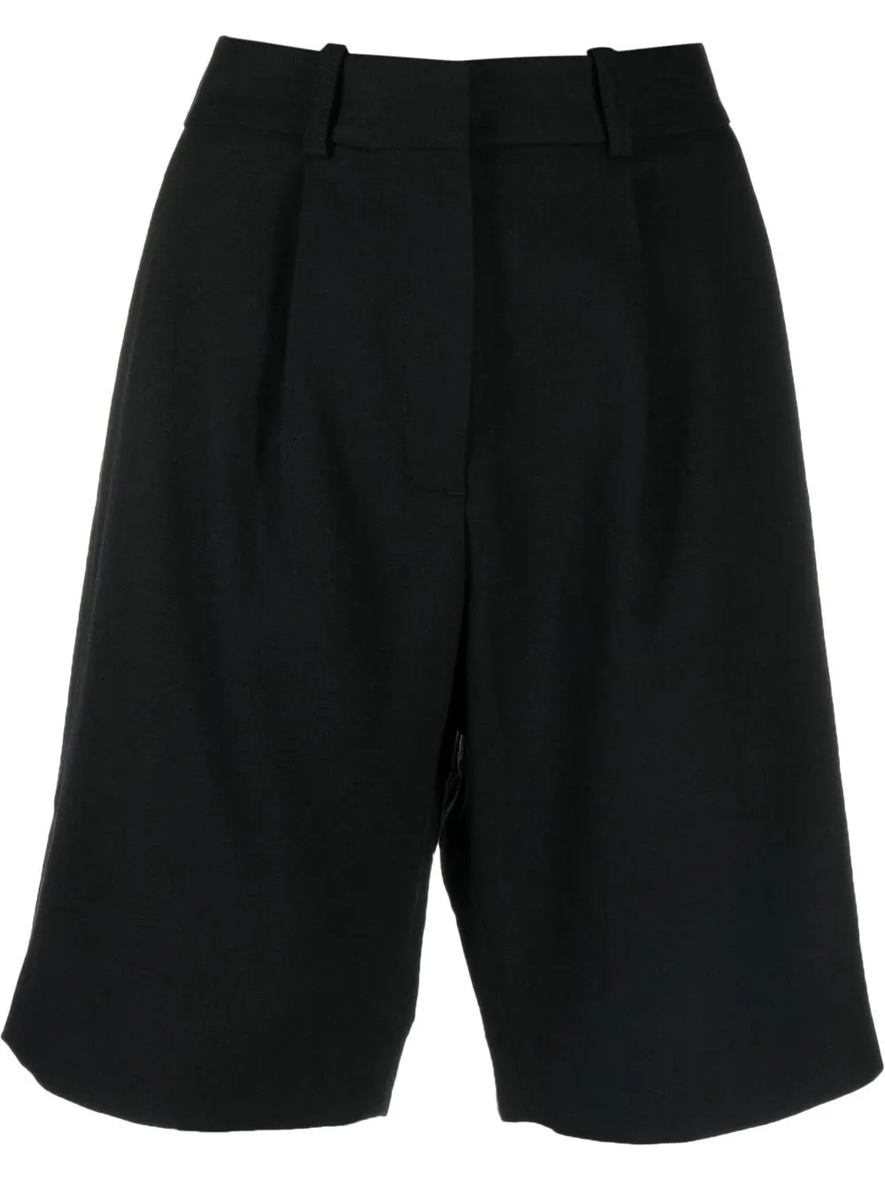 

FRAME high-waist Bermuda shorts - Black