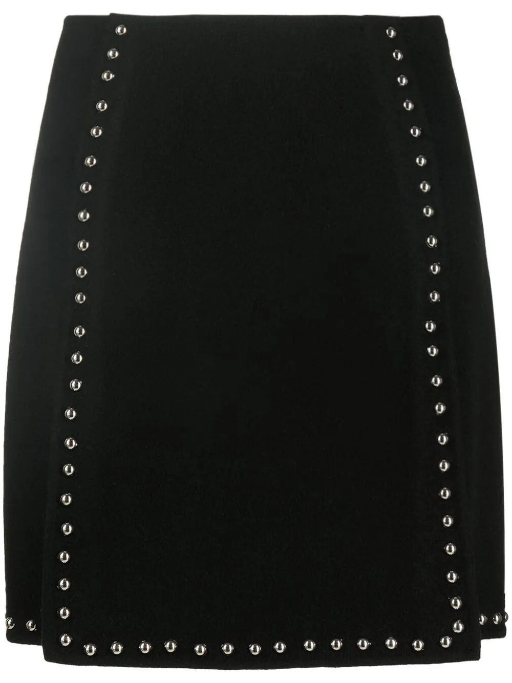 

P.A.R.O.S.H. Bleak studded mini skirt - Black