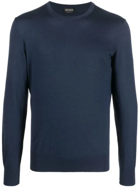 Zegna crew-neck Cashmere Jumper - Farfetch