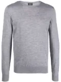 Zegna crew-neck cashmere jumper - Grey
