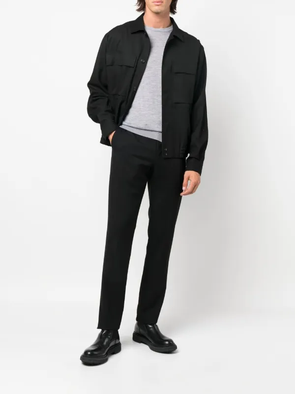 Zegna クルーネック カシミアセーター | グレー | FARFETCH JP