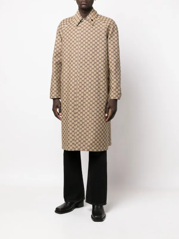 Gucci Reversible Collared Coat Farfetch