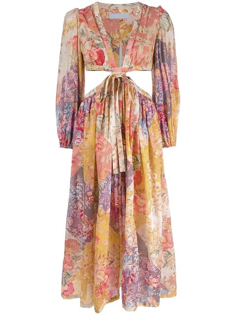 ZIMMERMANN robe Patty à fleurs 