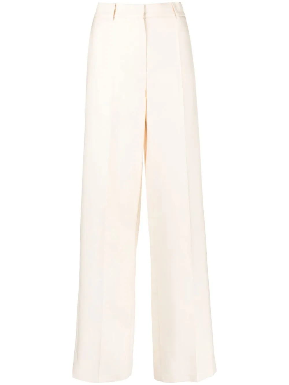 

Magda Butrym wide-leg silk trousers - Neutrals