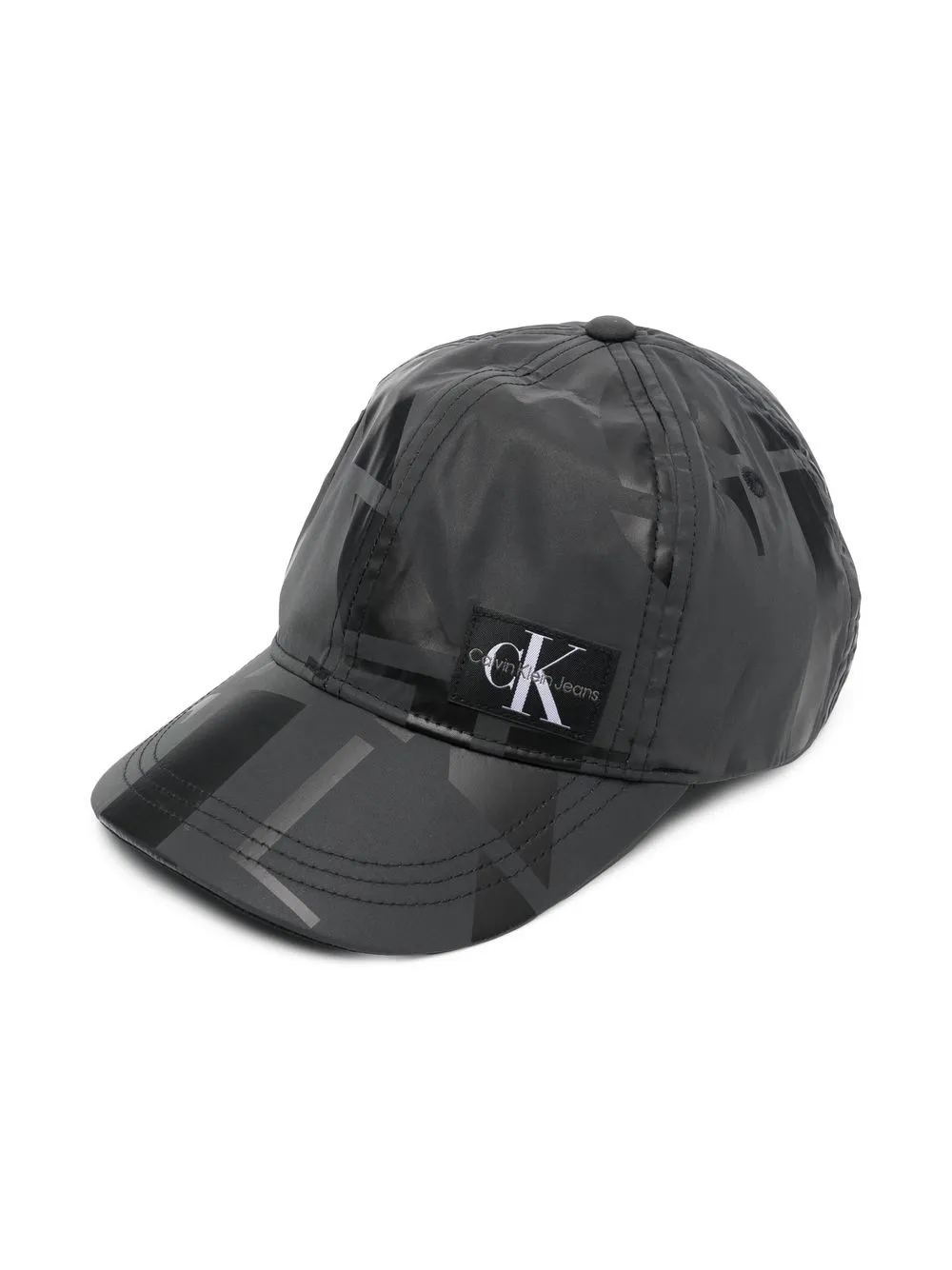 

Calvin Klein Kids gorra con parche del logo - Negro