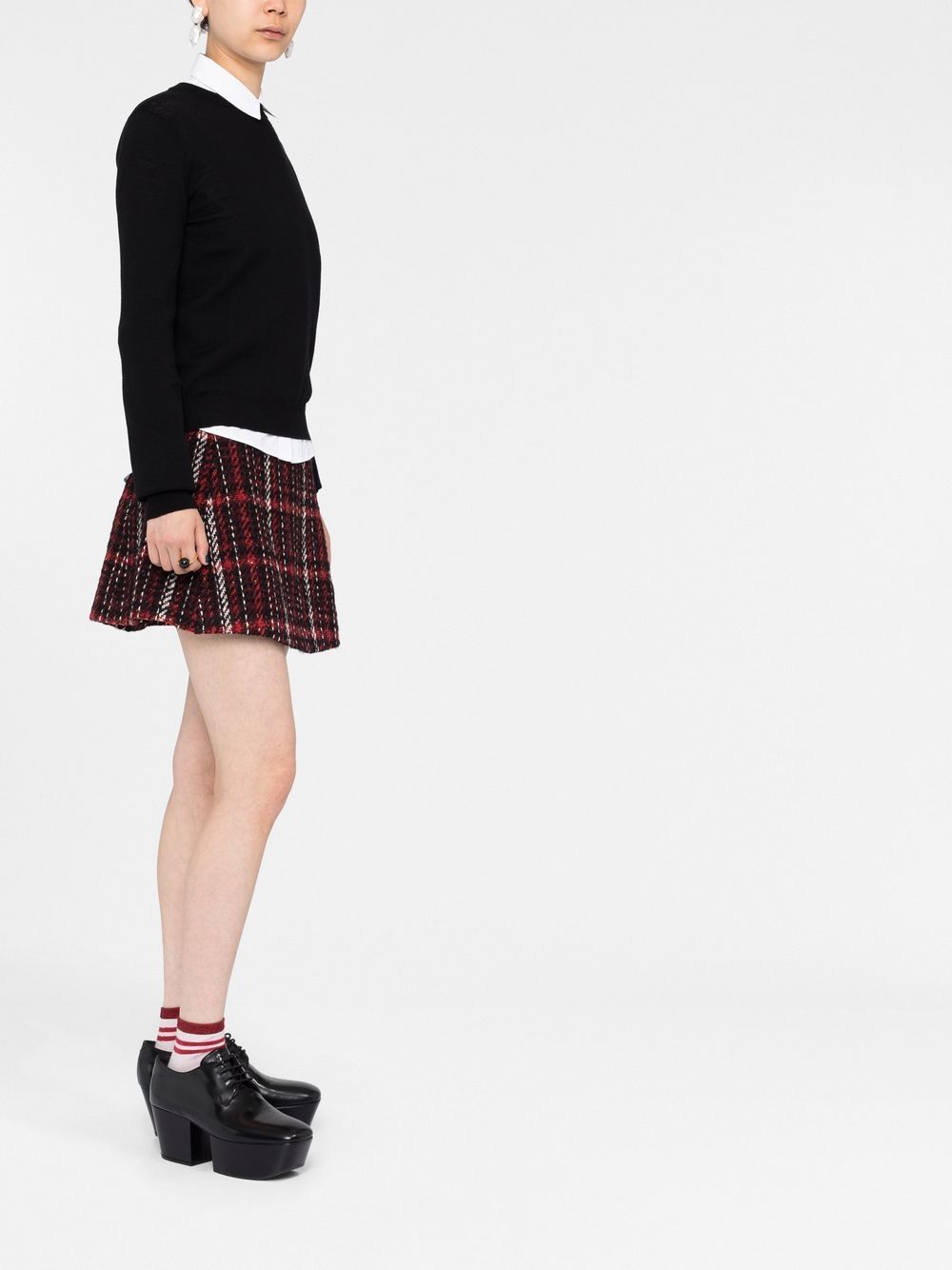 Marni A-line tweed miniskirt Women