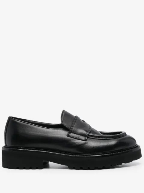 Doucal's ridged-sole detail loafers